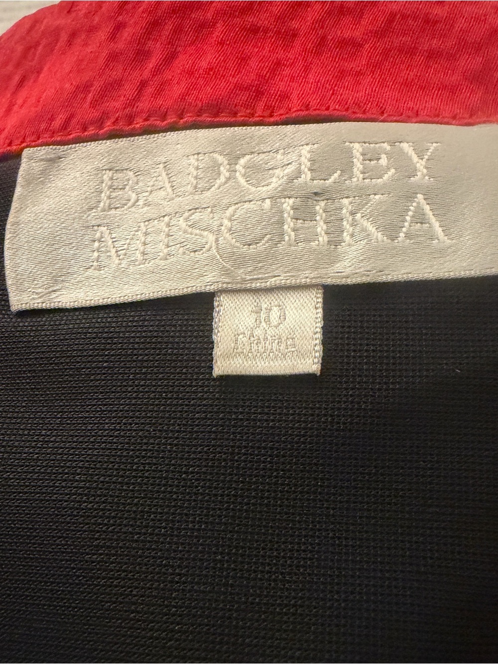 Badgley Mischka Red Silk Corset Midi Dress Strapless Cocktail Formal Size 10 - Picture 7 of 8